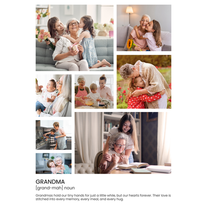 Grandmah Collage Canvas