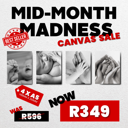 4 x A5 Canvas Mid Month Madness Deal