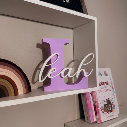 Personalised 3D Name Sign