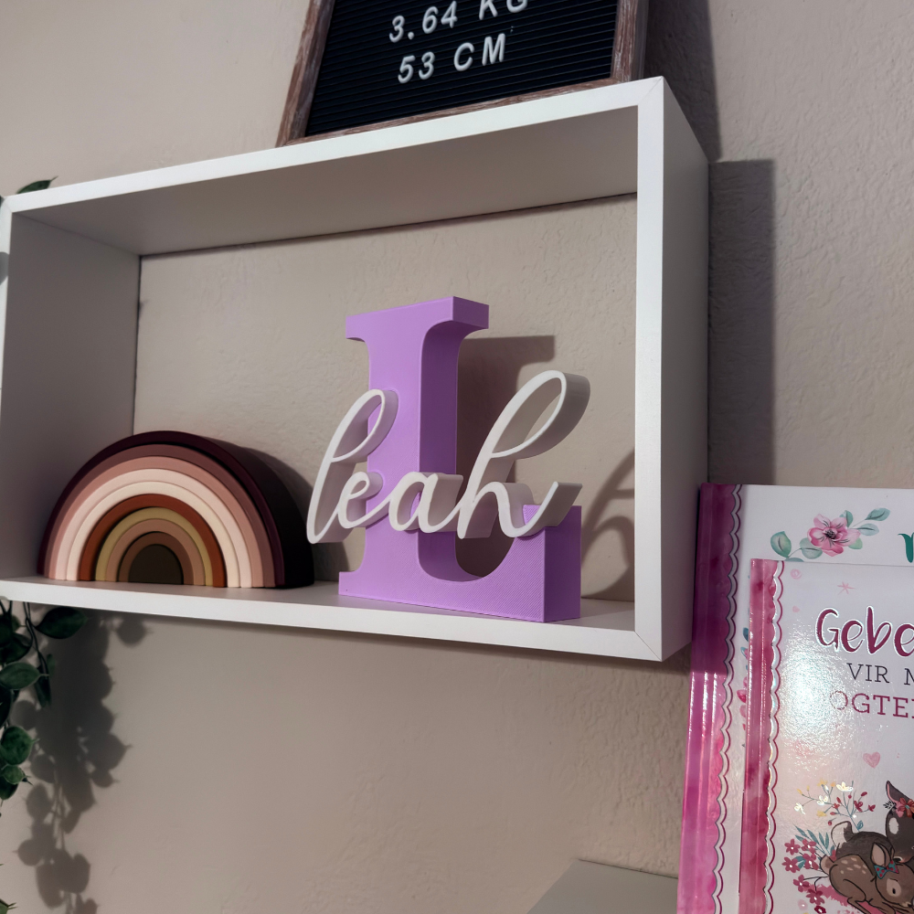 Personalised 3D Name Sign