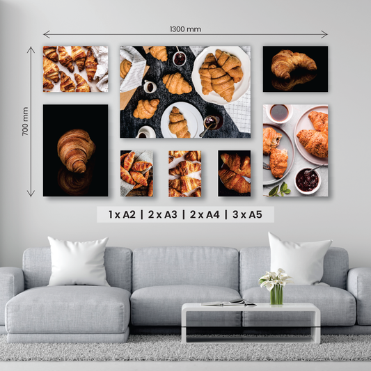 8 Piece Large Feature Canvas Combo