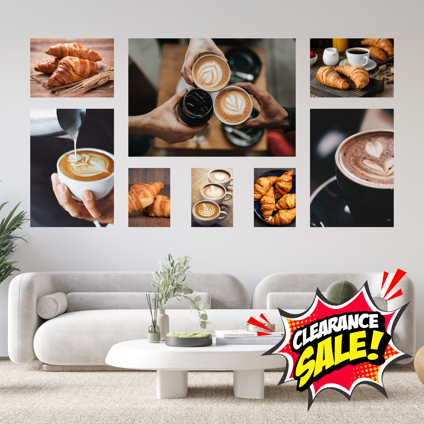8 Piece Large Feature Canvas Combo