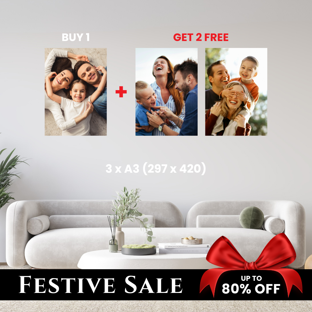 A3 - Buy 1, Get 2 FREE Canvas Deal