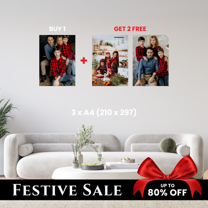 A4 - Buy 1, Get 2 FREE Canvas Deal