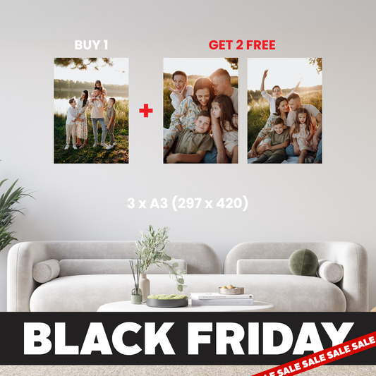 A3 - Buy 1, Get 2 FREE Canvas Deal