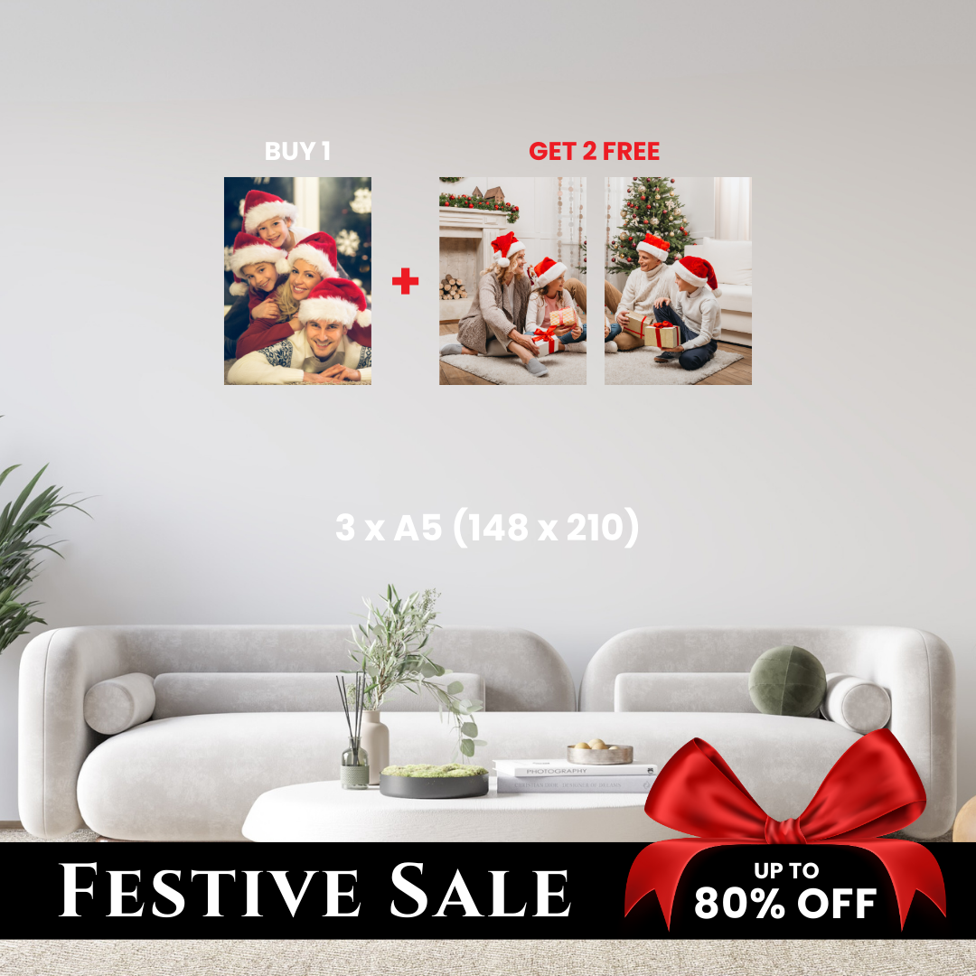 A5 - Buy 1, Get 2 FREE Canvas Deal