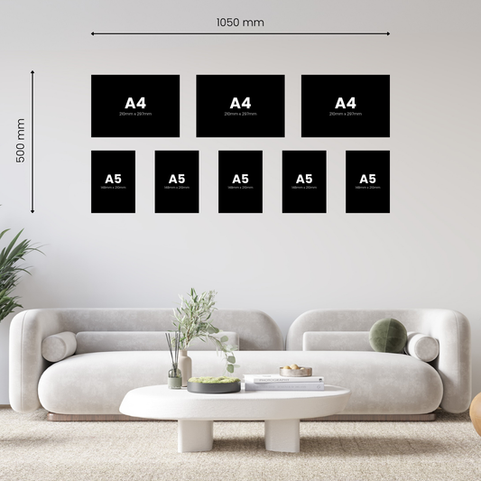 8 Piece Small Feature Canvas Combo