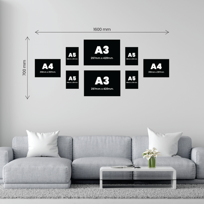 8 Piece Medium Feature Canvas Combo