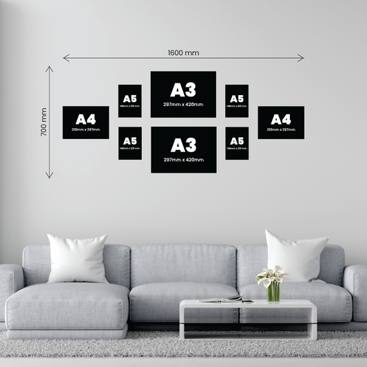 8 Piece Medium Feature Canvas Combo