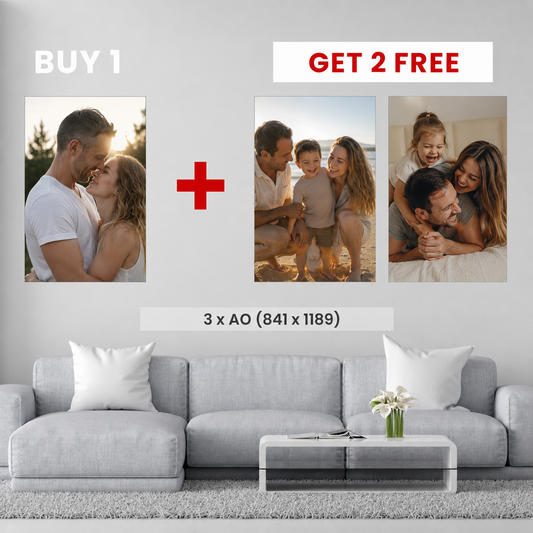 A0 - Buy 1, Get 2 FREE Canvas Deal