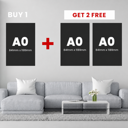A0 - Buy 1, Get 2 FREE Canvas Deal