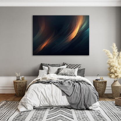 Abstract Shadow Pre-Printed Canvas