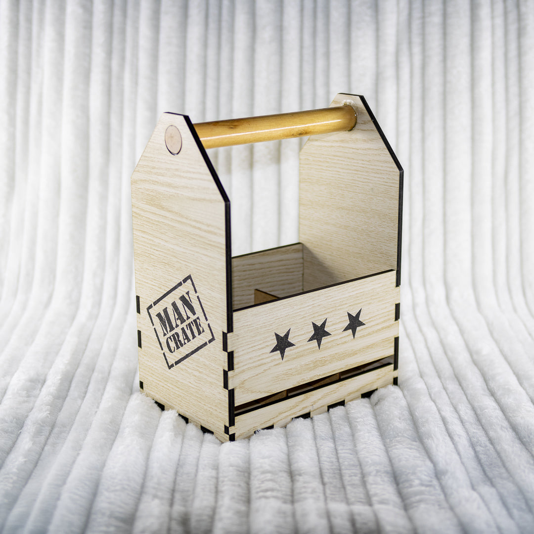 Beer Caddy Man Crate