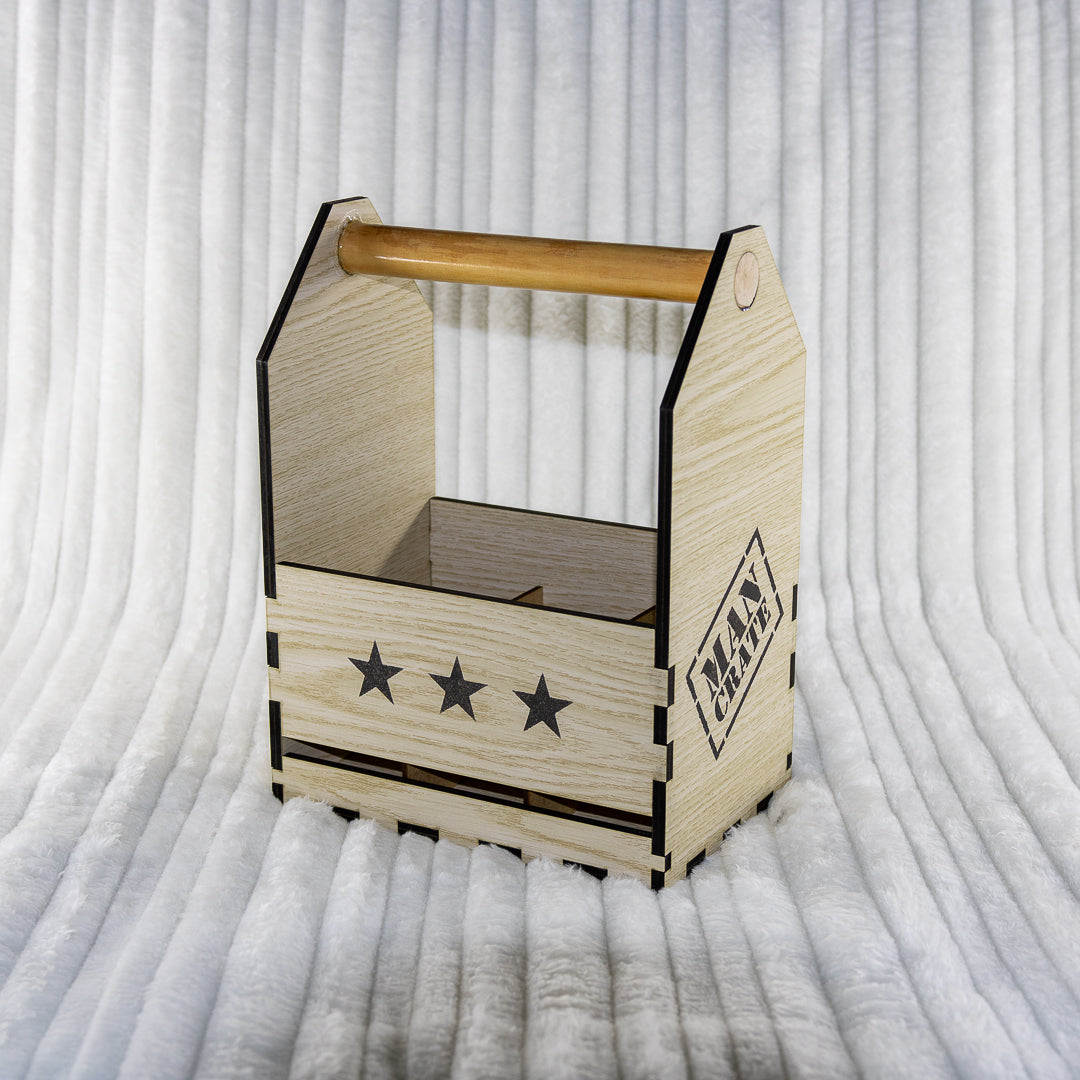 Beer Caddy Man Crate