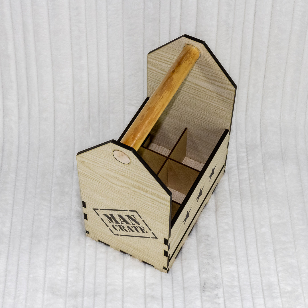 Beer Caddy Man Crate