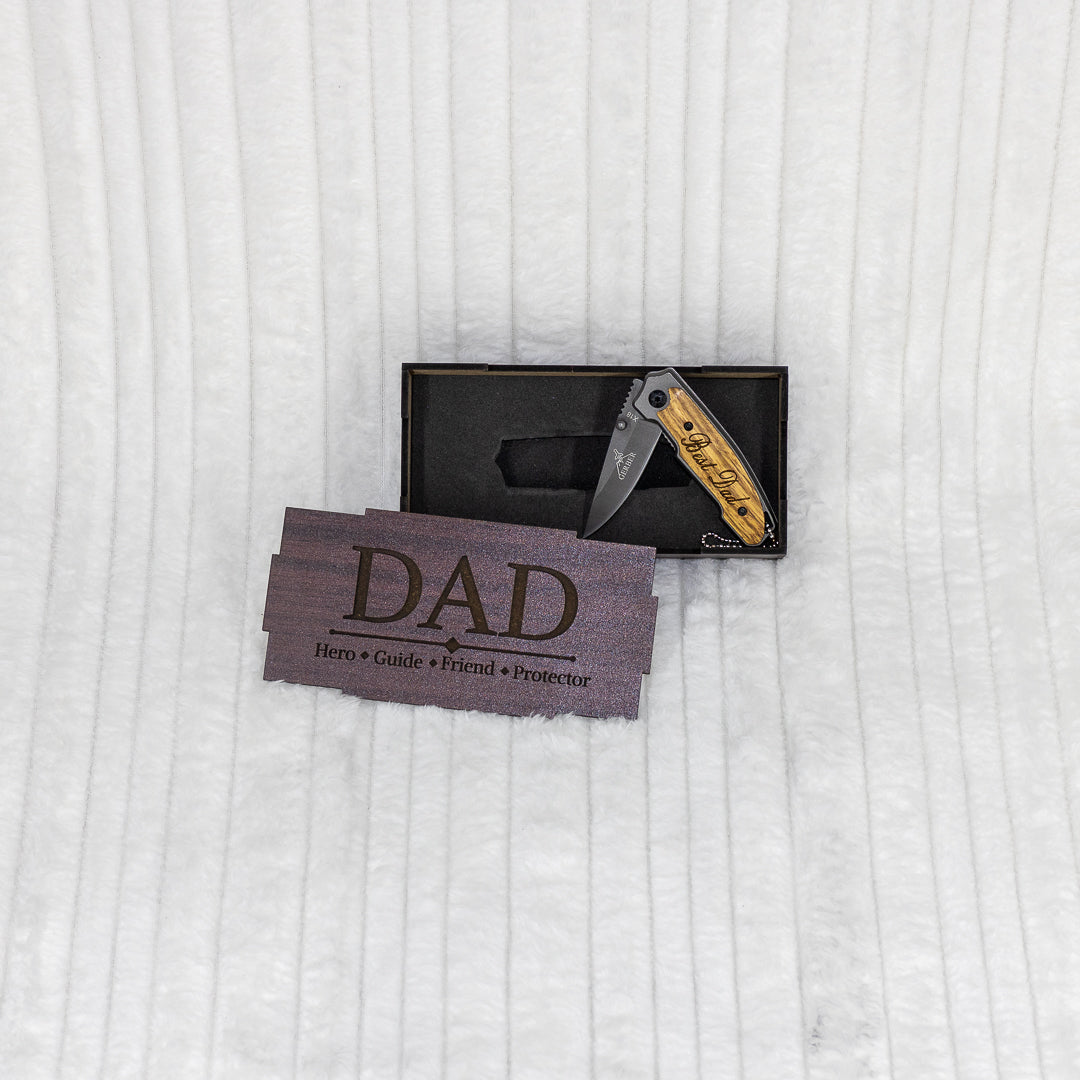 Dad Pocket Knife Gift Set