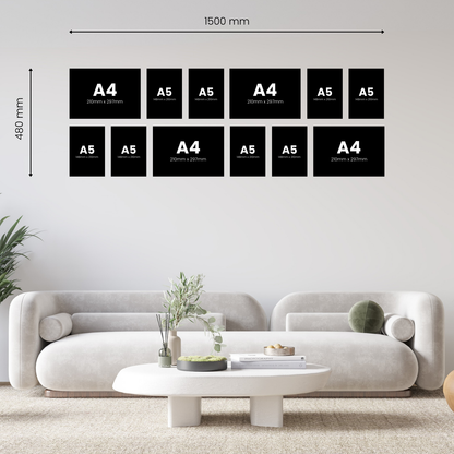 Double Small 6 Piece Canvas Combo