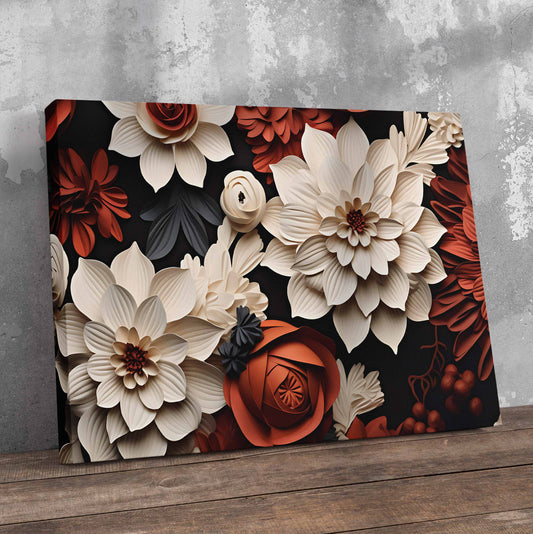 Flower Arrangement Top Pre-Printed Canvas