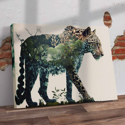 Leopard Art Pre-Printed Canvas