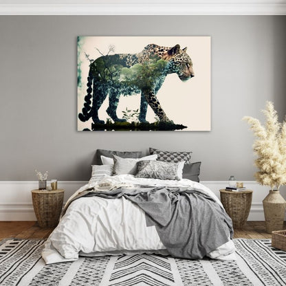 Leopard Art Pre-Printed Canvas