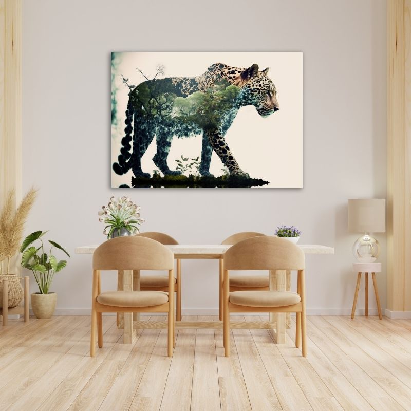 Leopard Art Pre-Printed Canvas