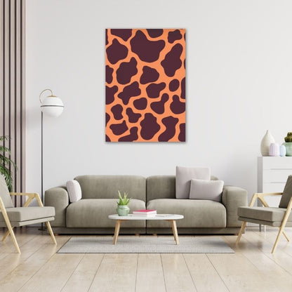Giraffe Pattern Pre-Printed Canvas