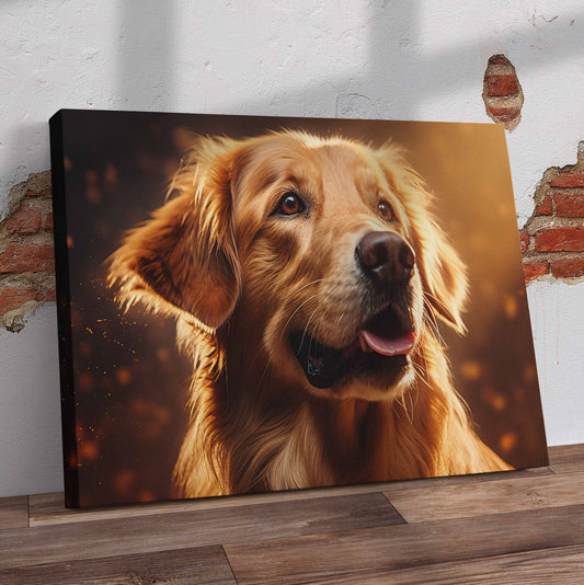 Golden Retriever Pre-Printed Canvas