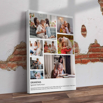 Grandmah Collage Canvas