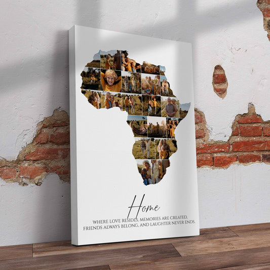 Africa Collage Canvas