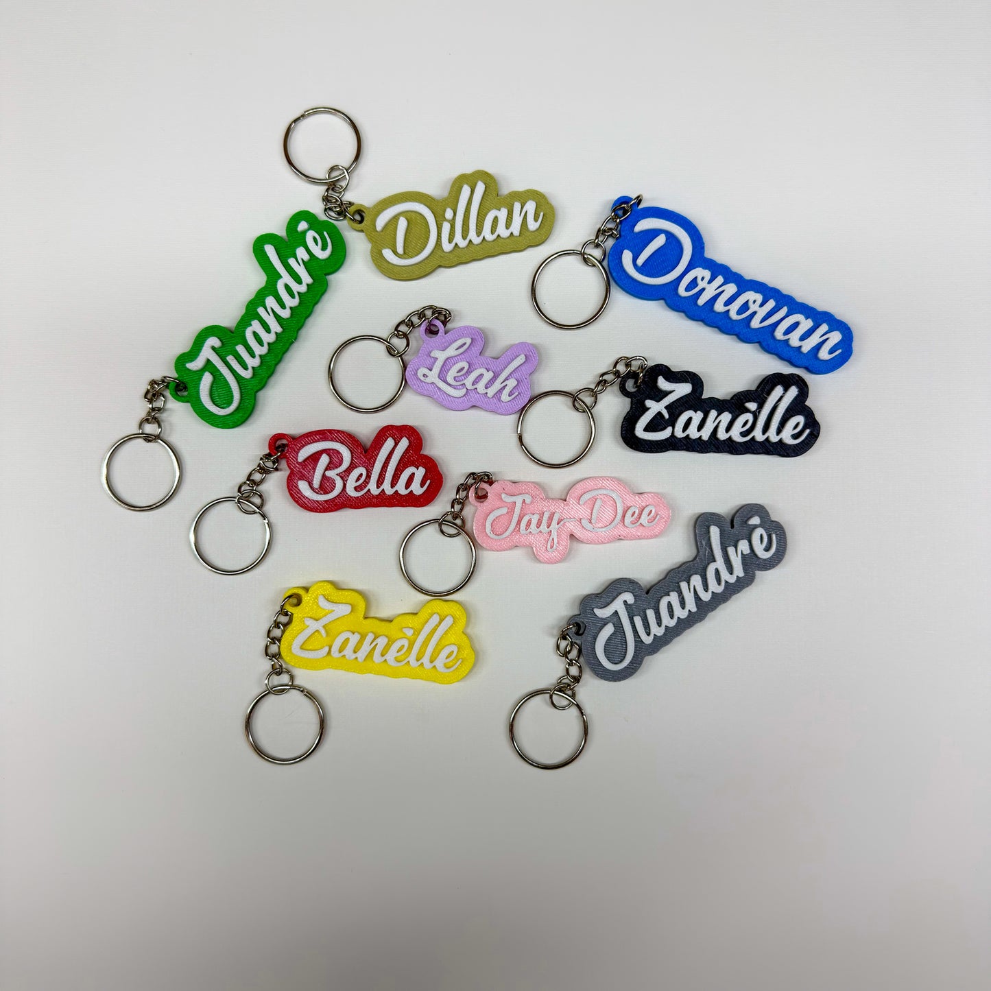 Personalised 3D Name Keychain
