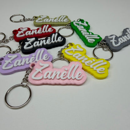 Personalised 3D Name Keychain