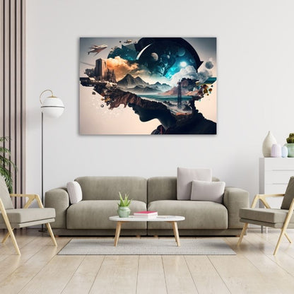 Inside Your Head Pre-Printed Canvas