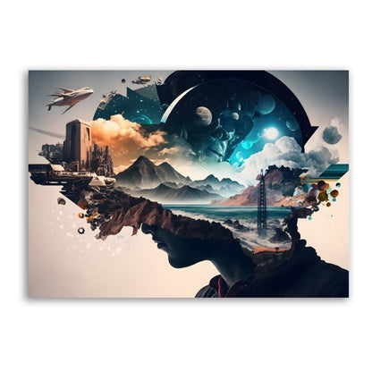 Inside Your Head Pre-Printed Canvas