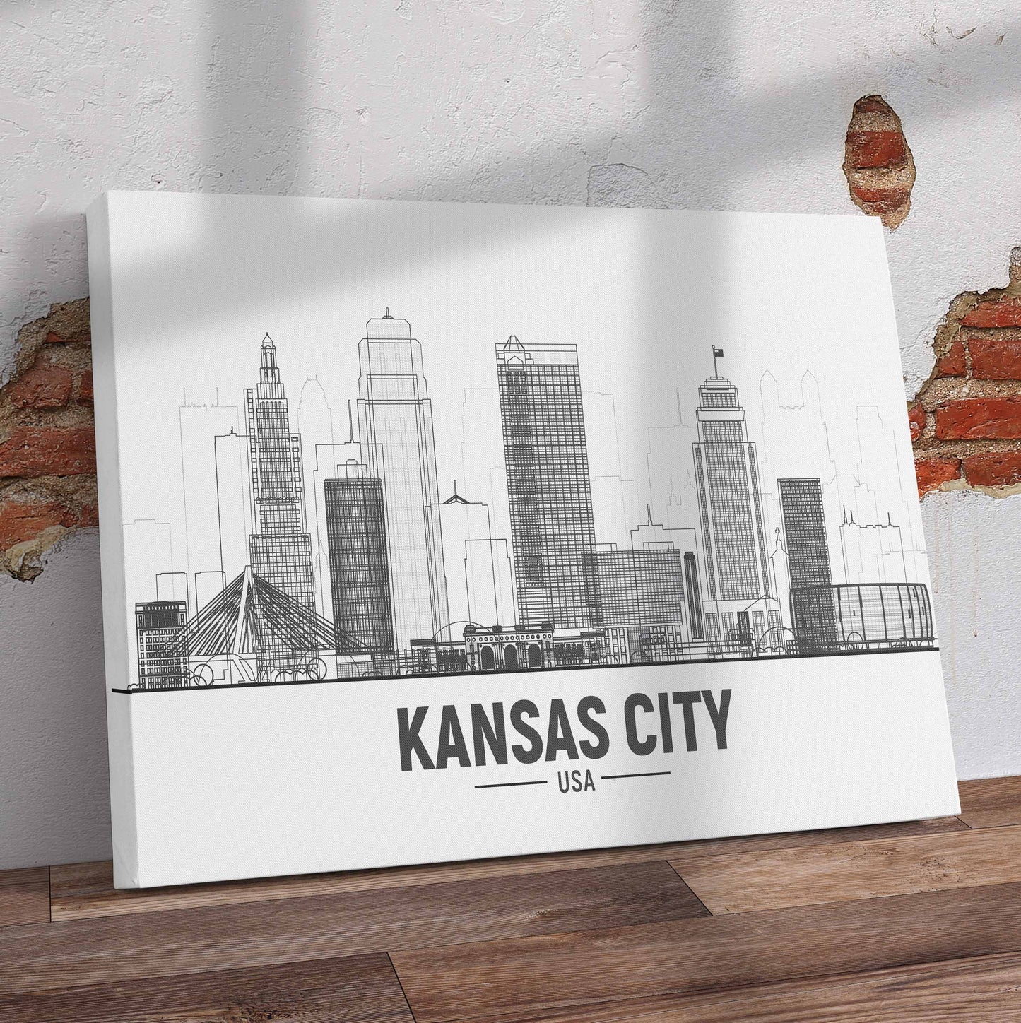 Kansas City Pre-Printed Canvas