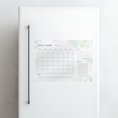 Leaves Monthly Acrylic Planner