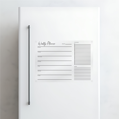 Minimalistic Weekly Acrylic Planner