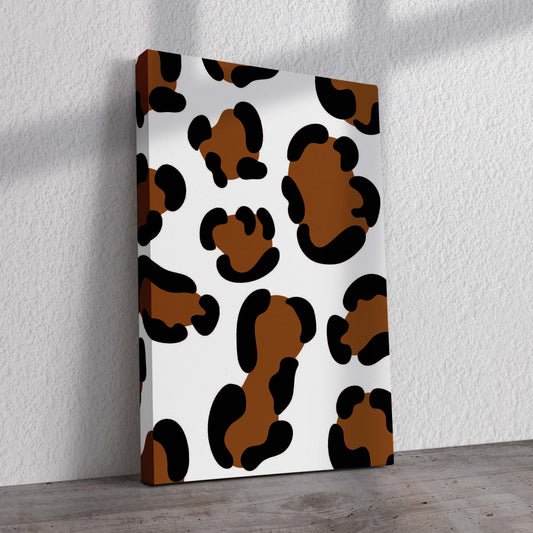 Large Leopard Spots Pre-Printed Canvas