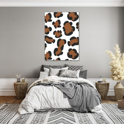 Large Leopard Spots Pre-Printed Canvas