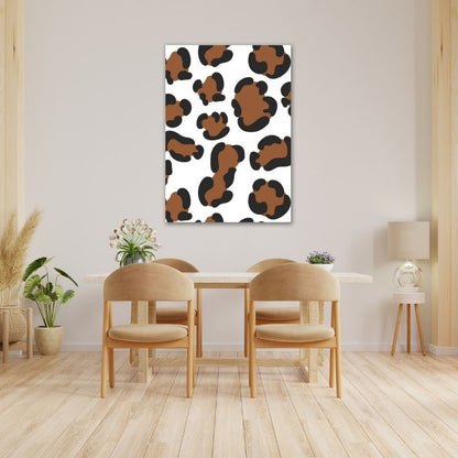 Large Leopard Spots Pre-Printed Canvas