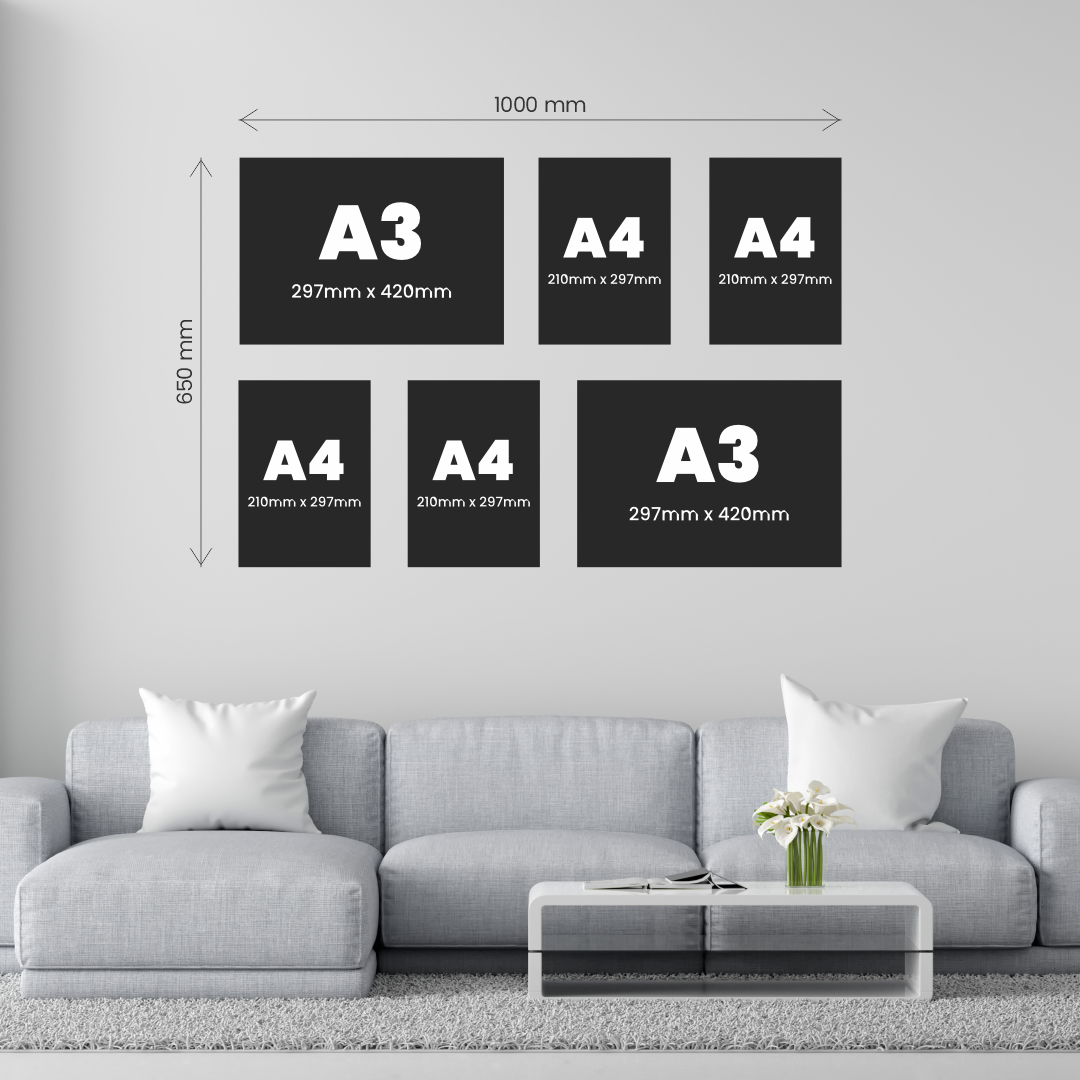 Large 6 Piece Feature Canvas Combo