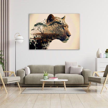 Leopard Art Pre-Printed Canvas