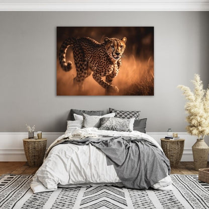 Majestic Cheetah Pre-Printed Canvas