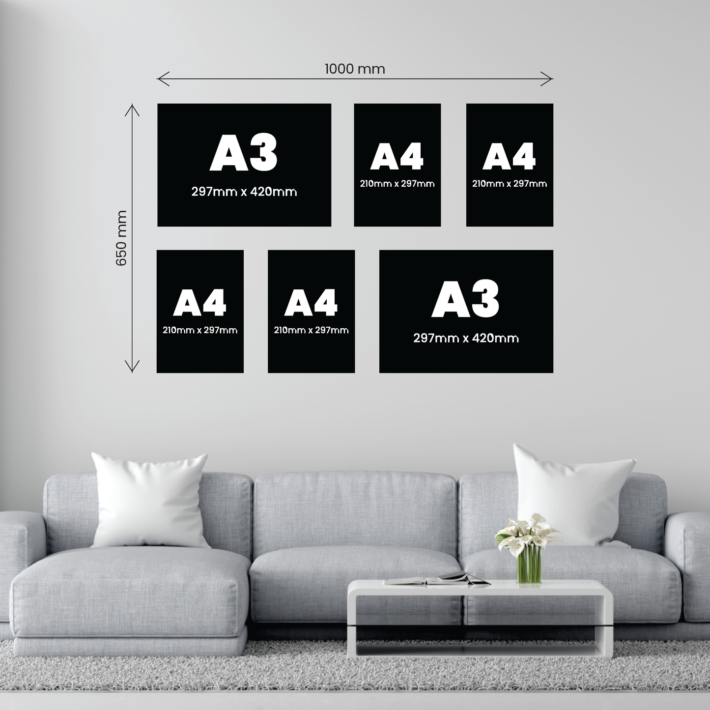 Large 6 Piece Canvas Combo