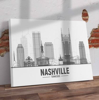 Nashville Pre-Printed Canvas