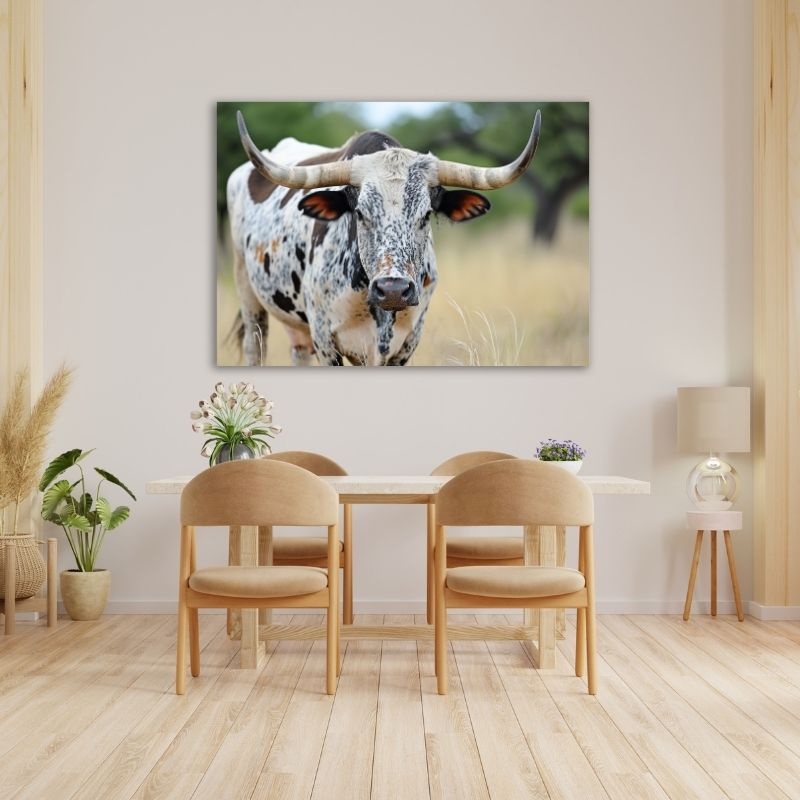 Nguni Closeup Pre-Printed Canvas