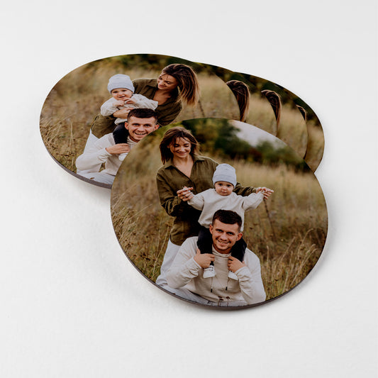 Personalised MDF Round 90mm Coaster