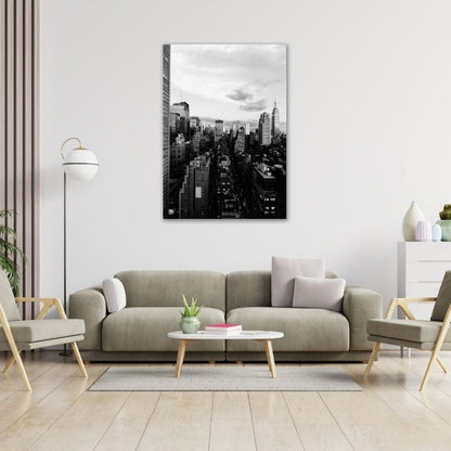 Skyline at eye level Pre-Printed Canvas