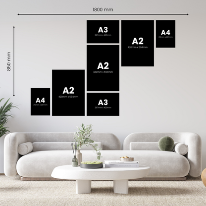 Sleek 7 Piece Canvas Combo