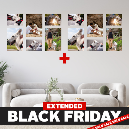 Black Friday Double Up Deal Small 6 Piece Puzzle Canvas Combo