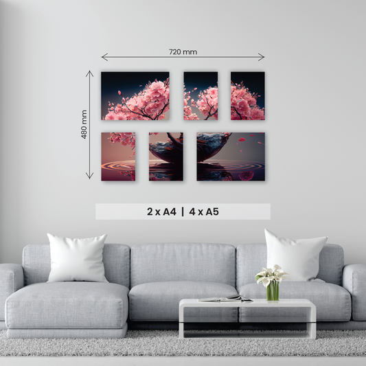 Small 6 Piece Canvas Combo